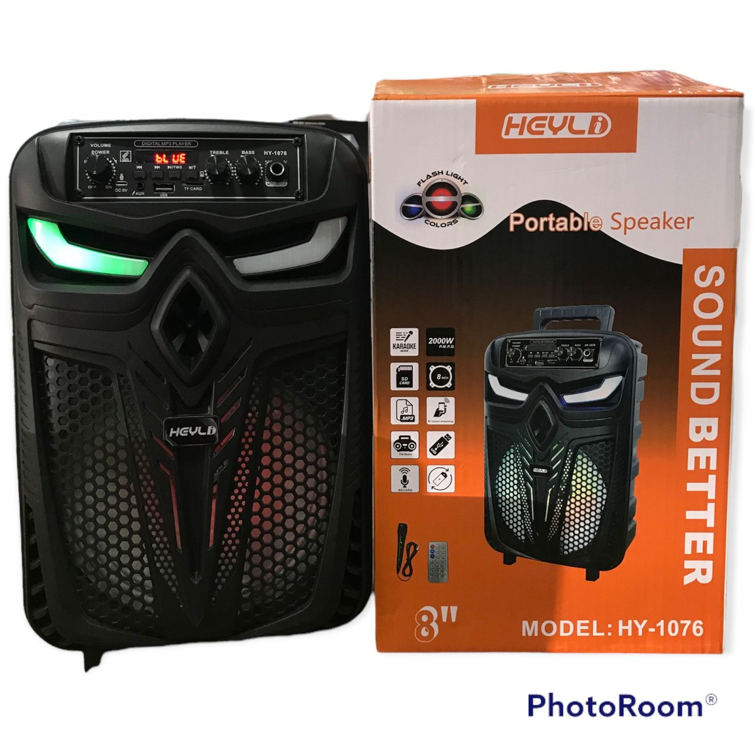 Caixa de Som Bluetooth Heyli HY-1076 - JH Imports