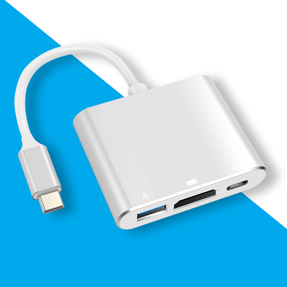 HUB Adaptador Tipo C P/ PC - Notebook e TV Aoweixun Oversion