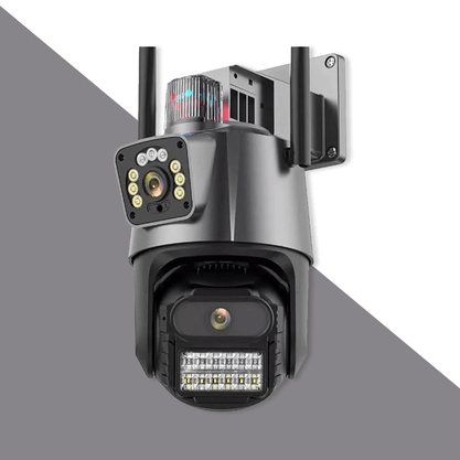 Camera Ip Externa Wifi Camera Dupla Hsc-8170