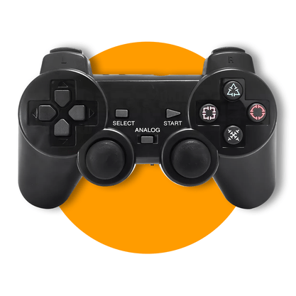 Controle Play 2 Sem Fio Hsul Hs-ps2wx