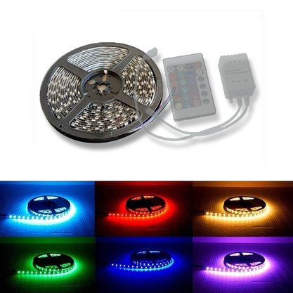 Fita Led Colorida com Controle Caution Nqa Iso9001