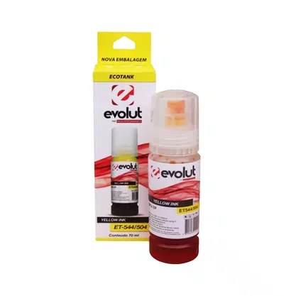 TINTA IMPRESSORA AMARELA L504/544 EVOLUT