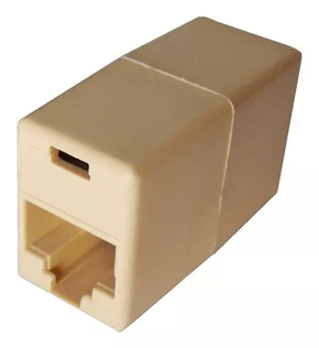 Adaptador Emenda Rj45 Cabo Rede Cat5e Conector Fêmea