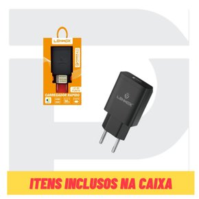 Carregador De Celular Turbo 30w Quick Charge 4.0 Universal 4.1a Le-483