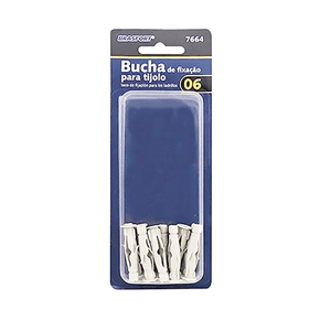 Bucha Brasfort Plast Fix N6 Cart C/10 Und
