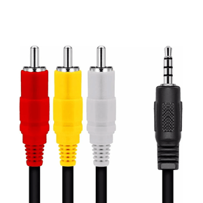 Cabo P2 com 3 Rca Macho Ketchup Kt-1001