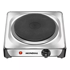 Fogão Elétrico Fast Cook Mondial Inox 1000w Fe-04