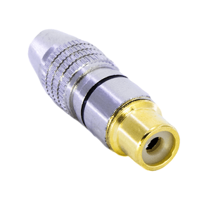 Jack Rca fêmea Proficional Preto Storm Tech