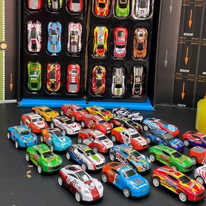 Kit Carrinhos De Fricção Brinquedos Com Pista Xc-kit-cl-18007