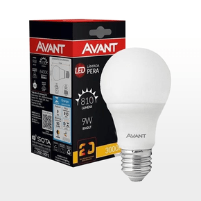 Lampada 9w Avante Bulbo Led Br6500k Biv