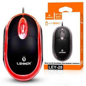 Mouse Com Fio Usb Lehmox Ley-28