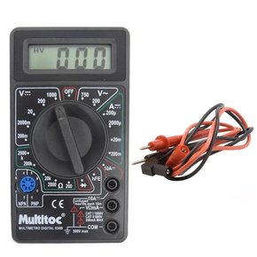 Multímetro Digital Profissional Com Cabo digital DT-830B