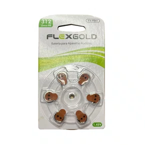 Pilha Flexgold Aparelho Auditivo Fx-pr41 312