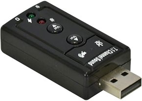 Placa Audio Virtual Channel Usb 7.1