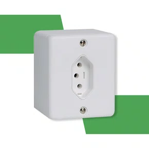 Tomada Ilumi X Box 2P+T 250V-10A Branca