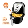 Fritadeira Elétrica Sem Óleo Air Fryer Mondial AF-30 Inox IV 3,5L