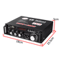 Amplificador de Audio Receiver Bluetooth GOL GOL 600W rms
