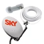 Antena Sky Completa LNB e Cabo 15m Antena Sky Completa LNB e Cabo 15m