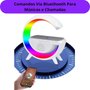 Caixa Som Luminária G Speaker Carregador Por Indução Led Rgb