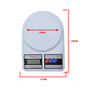 Balanca  Digital de alimentos electronic Alta Precisao  kitchen scale sf-400