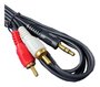 Cabo Auxiliar P2 Macho X Rca Macho Audio 1,5m Som