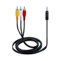 Cabo P2 com 3 Rca Macho Ketchup Kt-1001