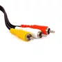 Cabo P3 com 3 Rca Macho 1m