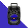 Caixa de Som Portátil Bluetooth com LED RGB / HY-1014