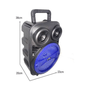 Caixa de Som Portátil Bluetooth com LED RGB / HY-1014