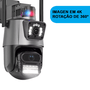 Camera Ip Externa Wifi Camera Dupla Hsc-8170