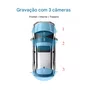 Câmera Veicular 3 Lentes Full HD 1080p  black Box Xc-a1