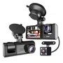 Câmera Veicular 3 Lentes Full HD 1080p  black Box Xc-a1