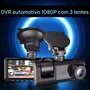 Câmera Veicular 3 Lentes Full HD 1080p  black Box Xc-a1