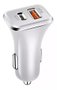 Carregador Celular Turbo Veicular Atomo USB+Tipo C