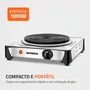 Fogão Elétrico Fast Cook Mondial Inox 1000w Fe-04