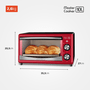 Forno Elétrico Master Cooker 10L, Mondial, Vermelho/650W