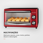 Forno Elétrico Master Cooker 10L, Mondial, Vermelho/650W