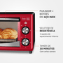 Forno Elétrico Master Cooker 10L, Mondial, Vermelho/650W