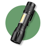 Lanterna Usb Charge Caixa Verde Atomo Mo-513