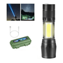 Lanterna Usb Charge Caixa Verde Atomo Mo-513