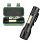 Lanterna Usb Charge Caixa Verde Atomo Mo-513