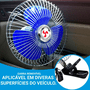 Mini Ventilador Automotivo Oscillating Fan 12v