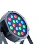 Refletor Strobe DMX 18 LED  RGB