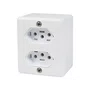 Tomada Ilumi X Box Dupla 2P+T 250V-10A Branca