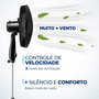 Ventilador Mondial 40cm Vsp-40-nb 220v/60hz